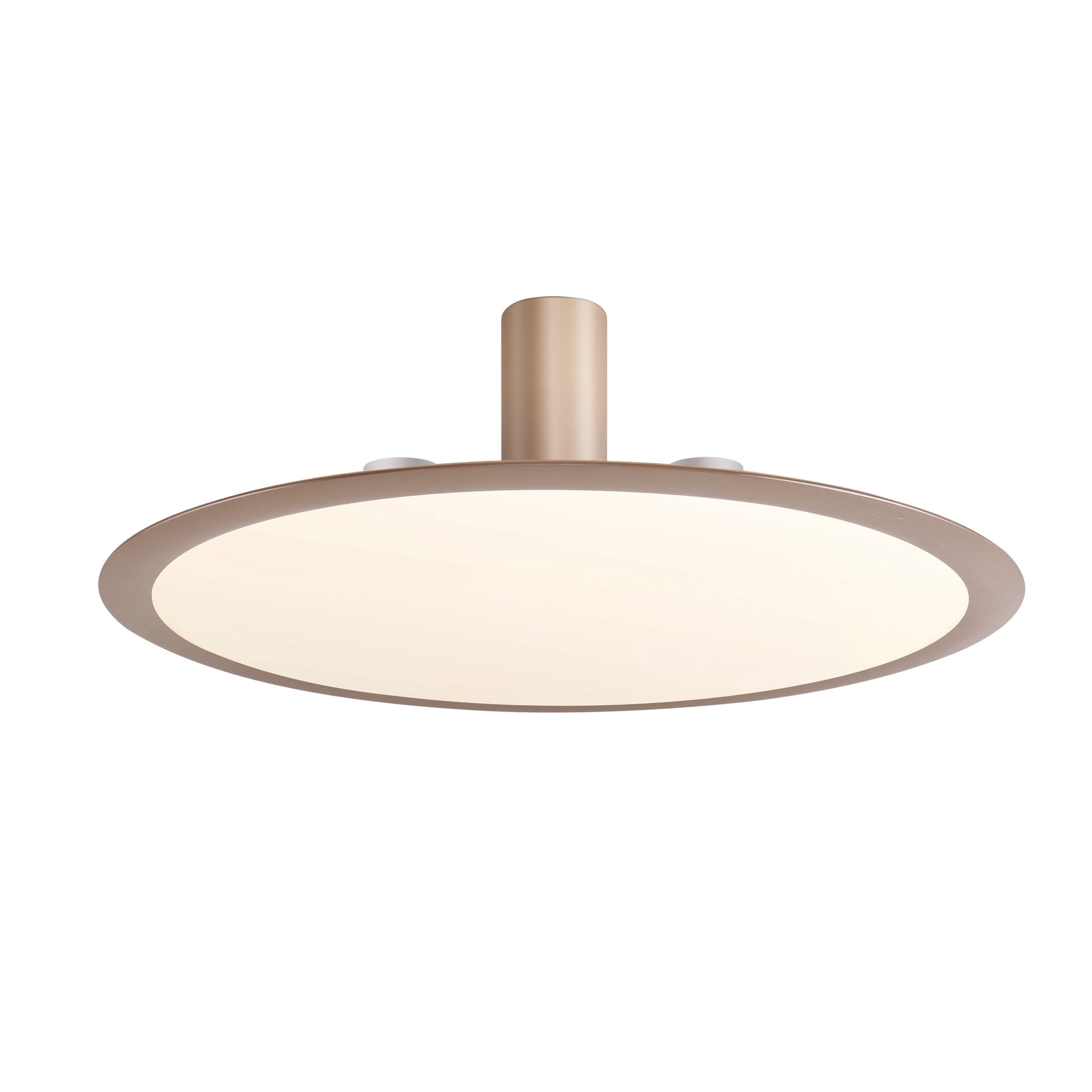 Lightsin Brushed Rose Gold Aluminum Pendant Light with Stepless Dimming