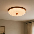 Walnut Pattern Acrylic Ceiling Light | Colour-Changing Flush Mount