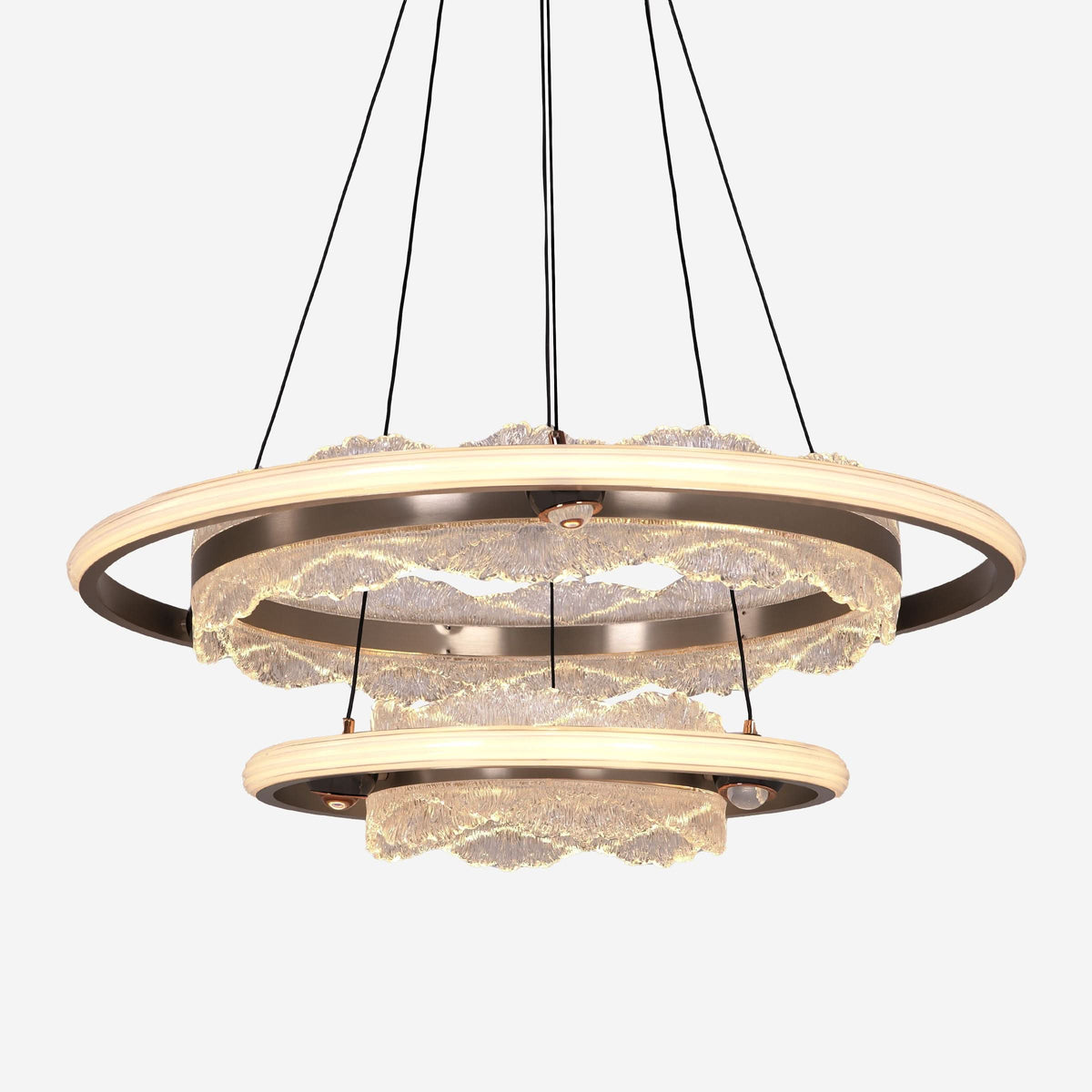 Lightsin Modern Ceiling Pendant Light with Aluminum and Acrylic Design