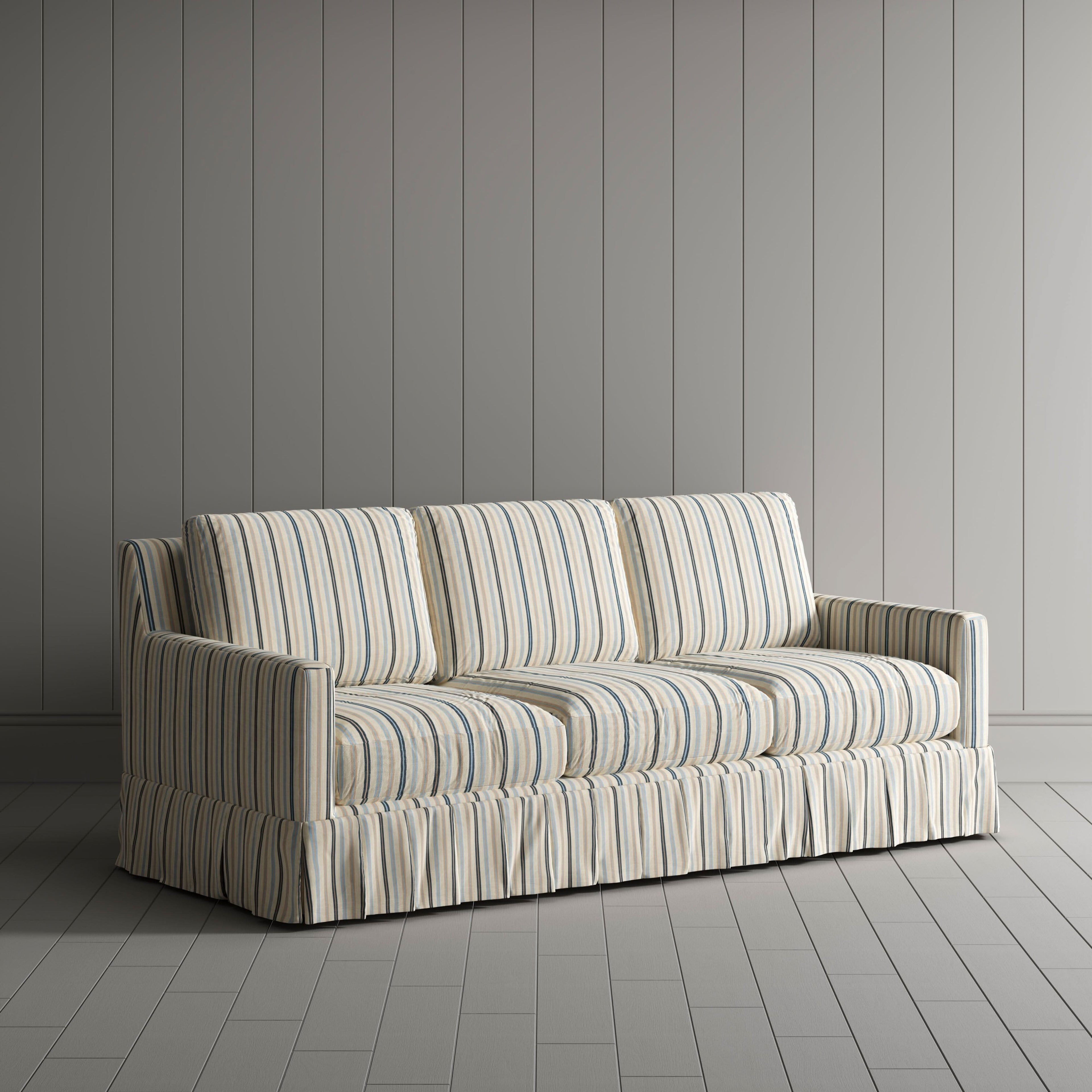 Cottonfy Country Check Sofa with Removable Skirted Covers