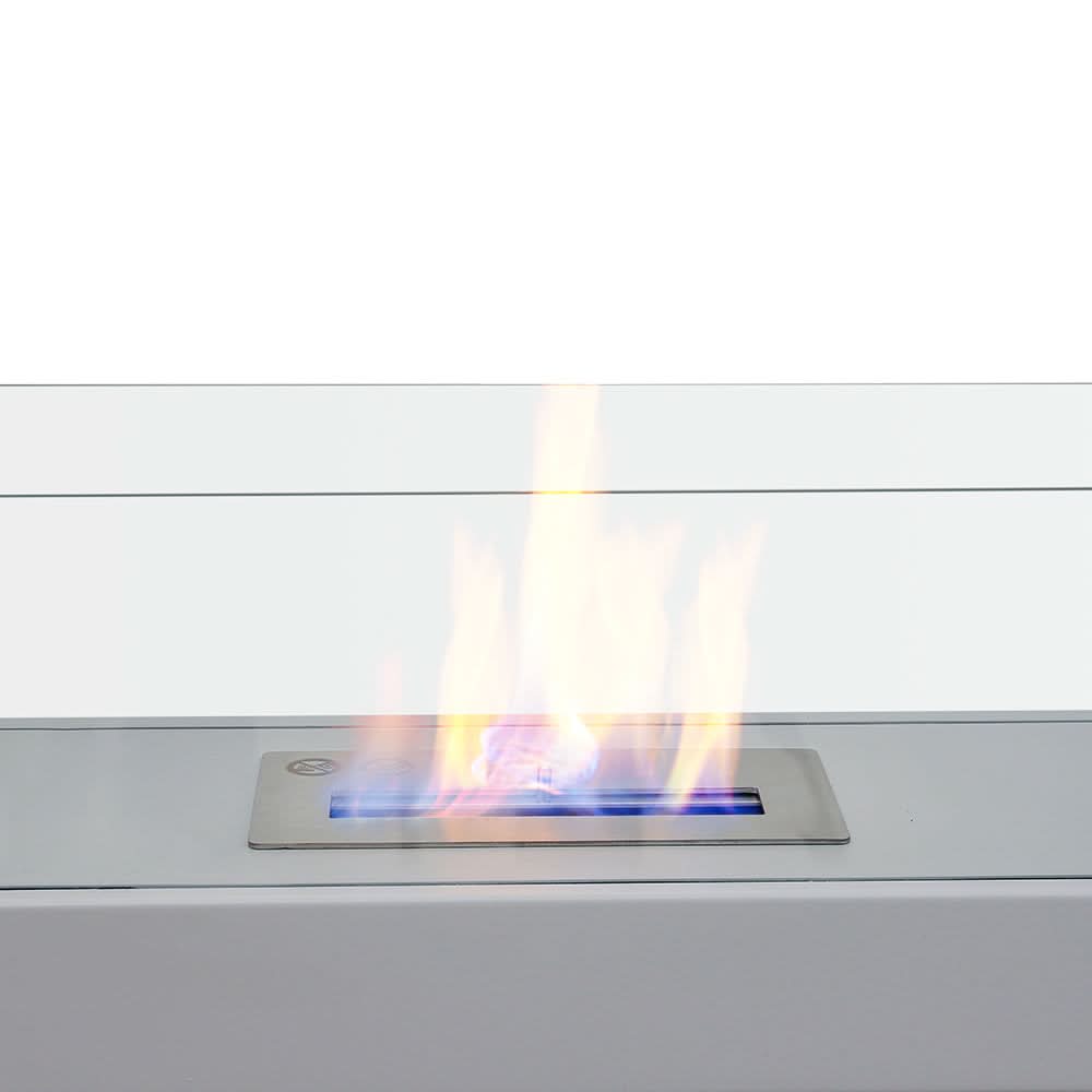 78cm W Bio-Ethanol Fireplace Freestanding Heater Real Fire
