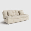 Cottonfy Upgrade Cream Cloud Double Folding Sofa Bed with Storage