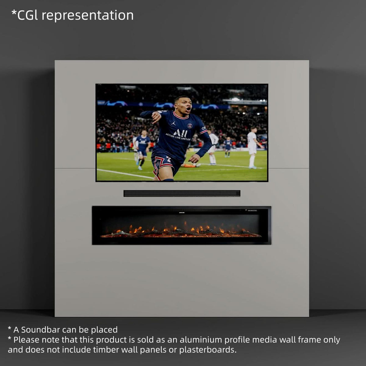 Easy Fit Aluminium Media Wall Frame | DIY Installation & Fast UK Delivery