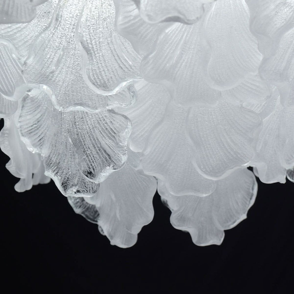 Lightsin Opulent Glow Elegant Glass Chandelier with Adjustable Elegance