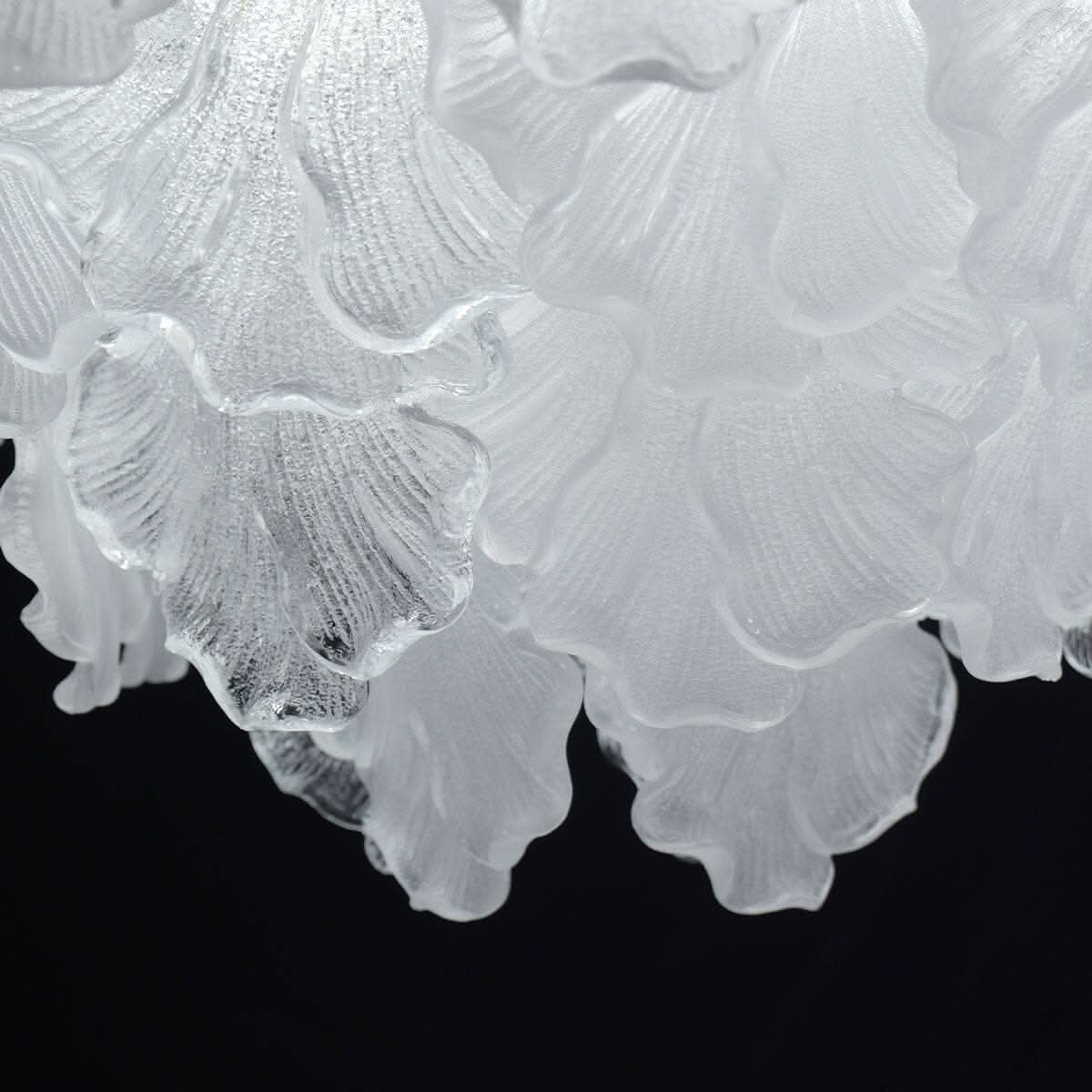Lightsin Opulent Glow Elegant Glass Chandelier with Adjustable Elegance