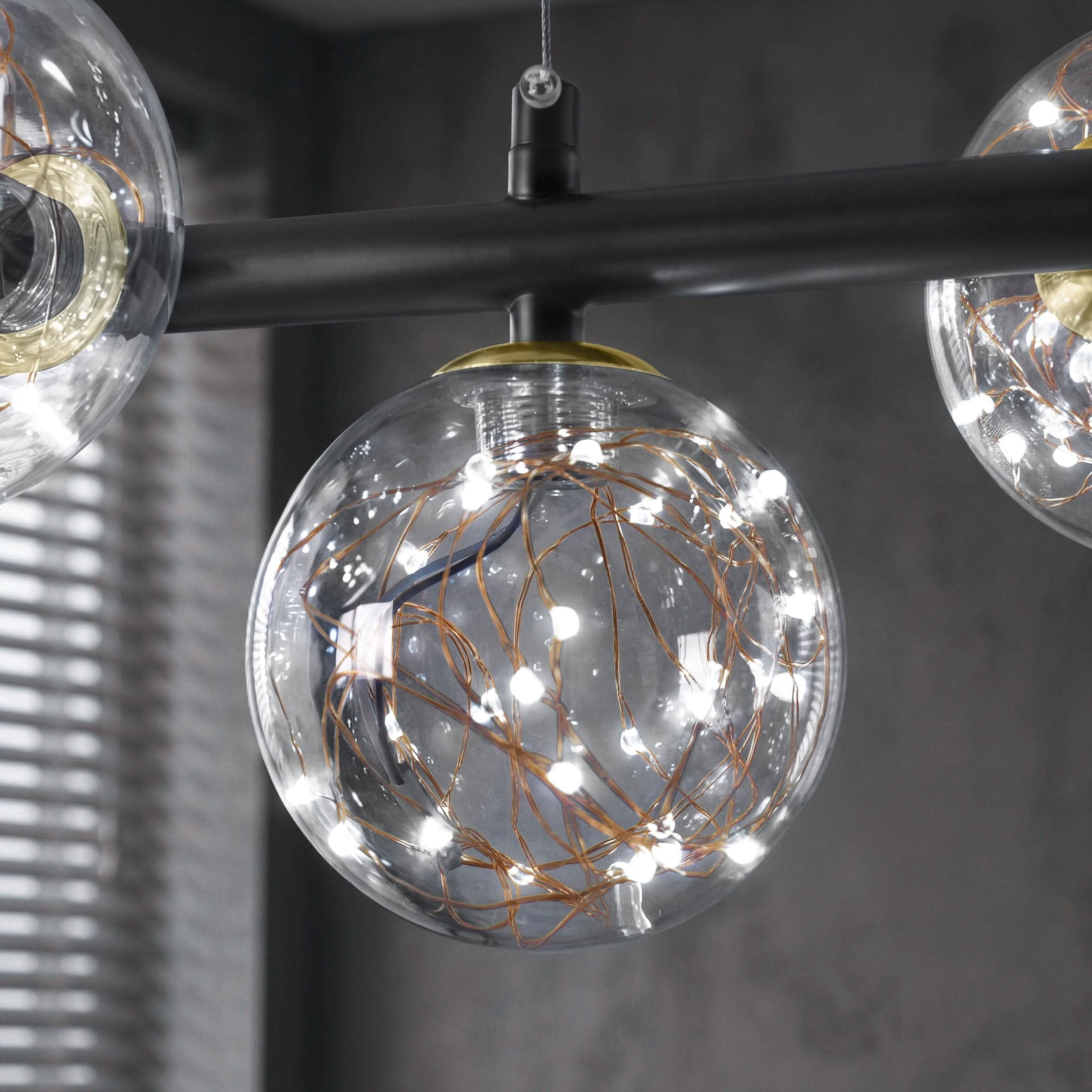 Lightsin Cumulus - Modern Metal Chandelier with LED Starry Sky Effect