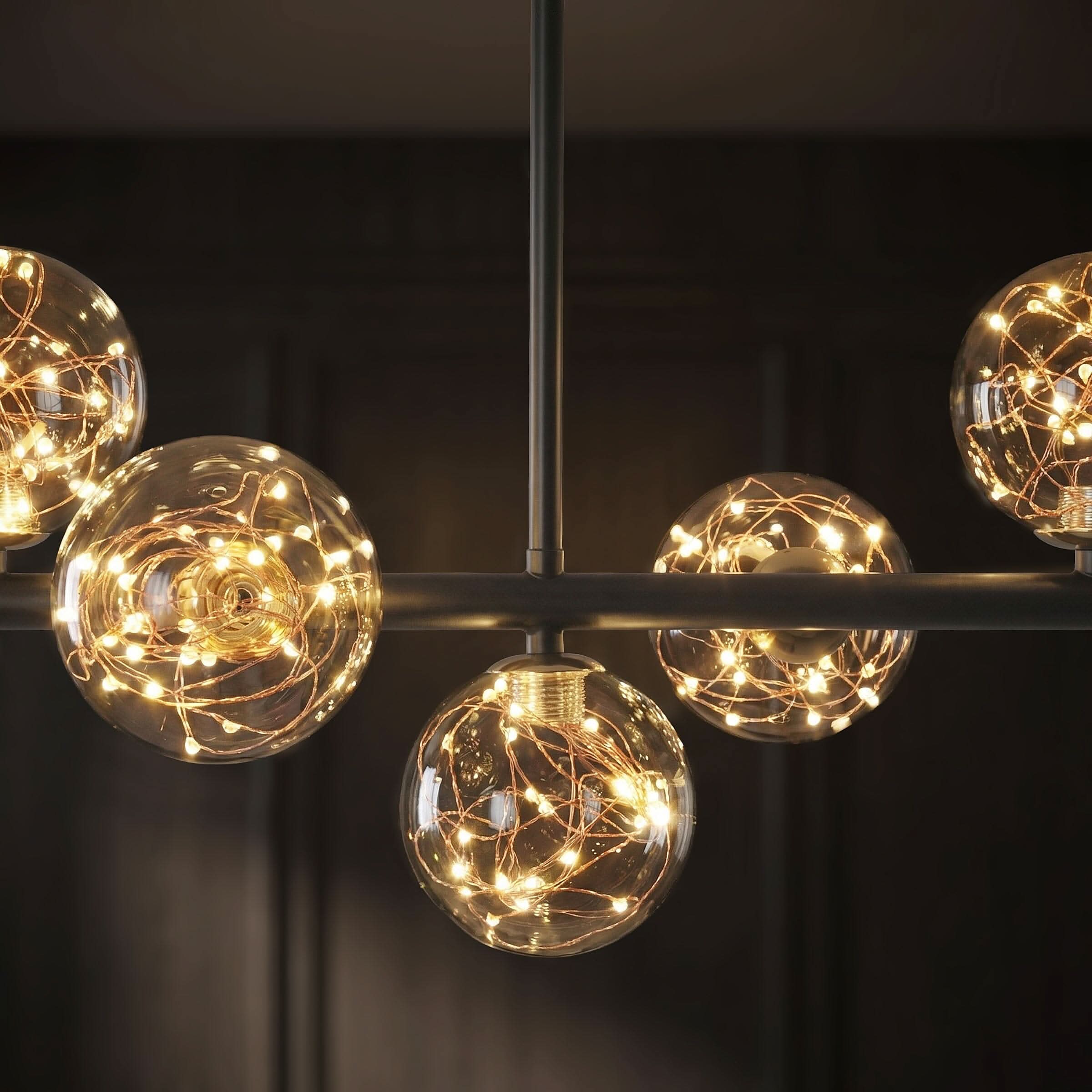 Lightsin Cumulus - Modern Metal Chandelier with LED Starry Sky Effect