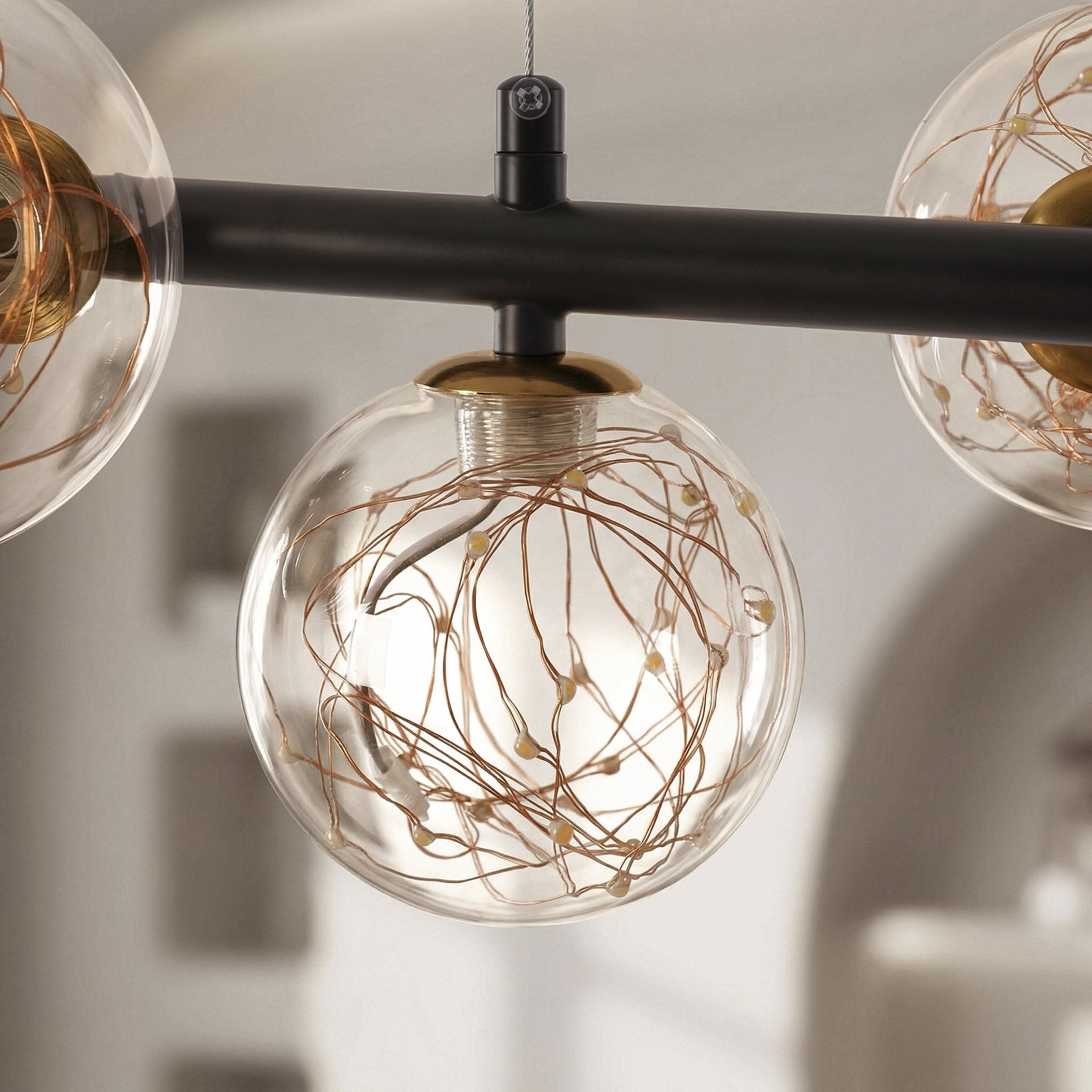Lightsin Cumulus - Modern Metal Chandelier with LED Starry Sky Effect