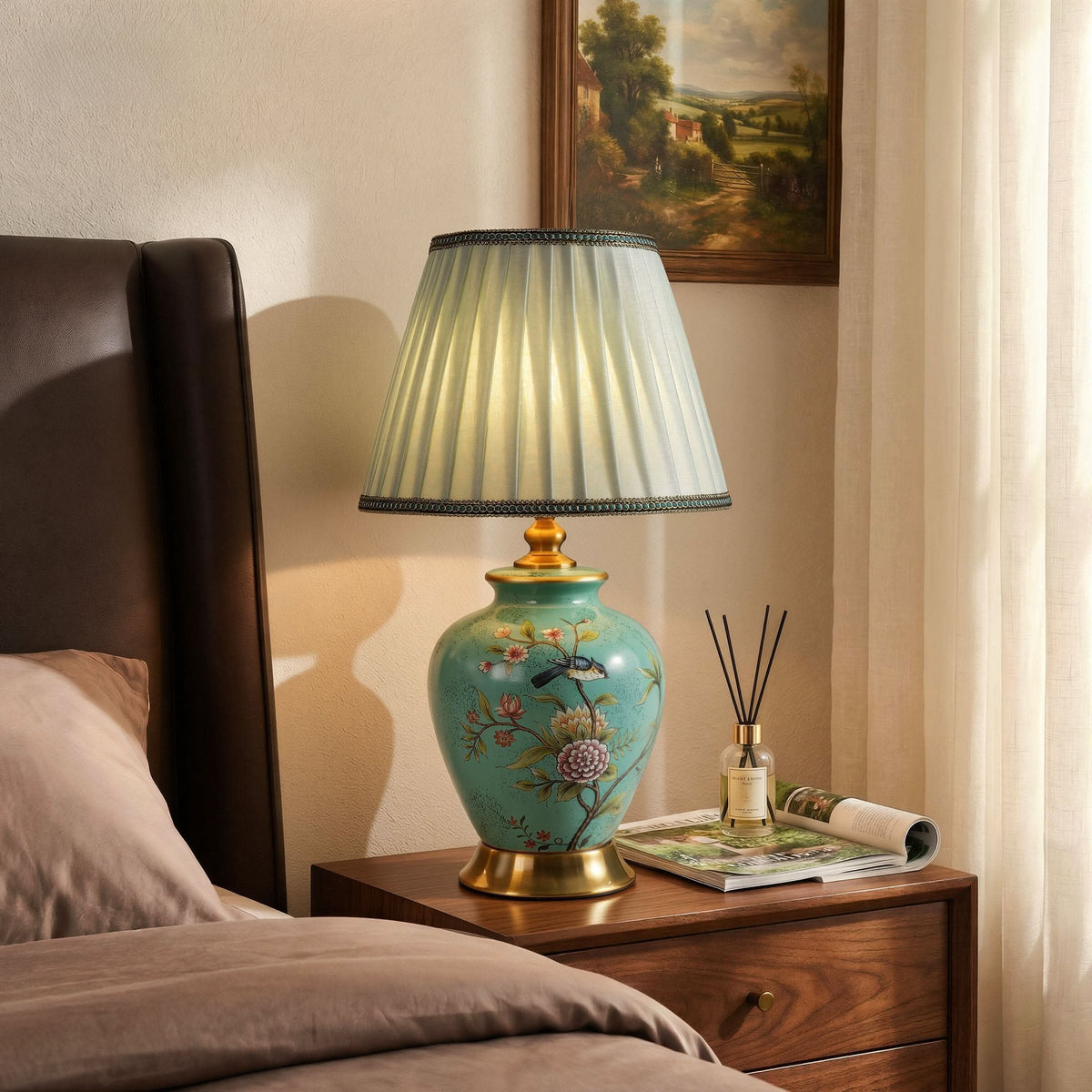 Lightsin Chinoiserie Hand-Painted Ceramic Table Lamp Collection