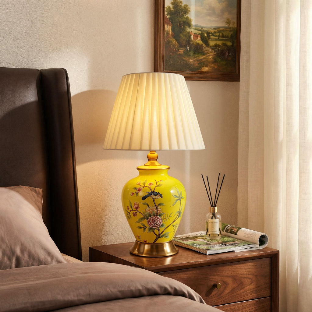 Lightsin Chinoiserie Hand-Painted Ceramic Table Lamp Collection