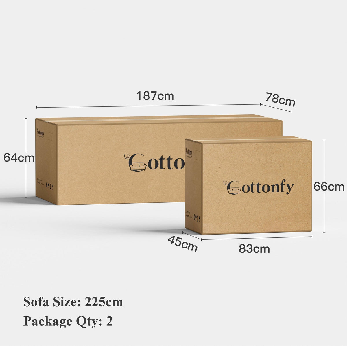 Cottonfy Multifunctional Sleeper 3 Seater Sofa Bed with Storage Space