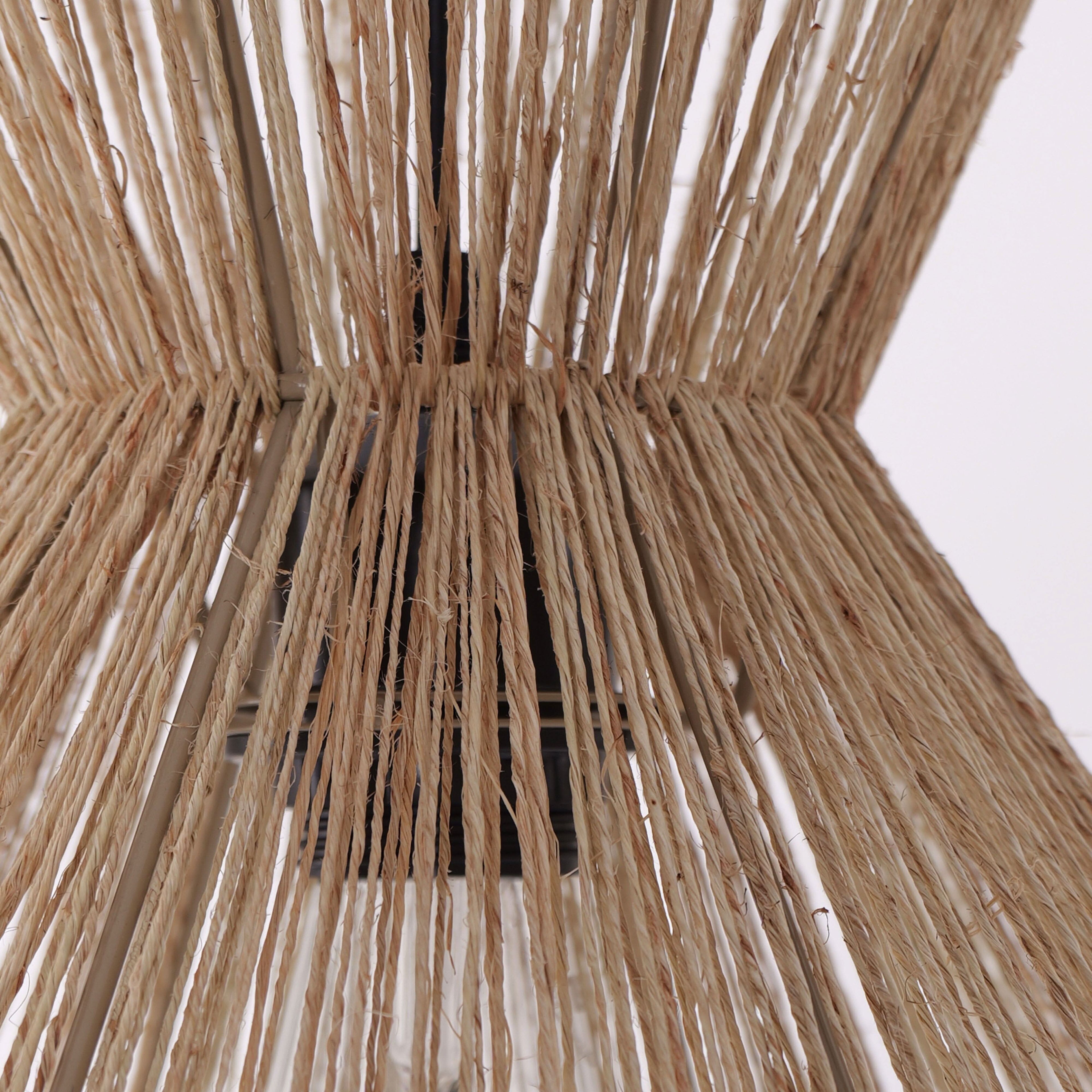 Lightsin Handwoven Paper Rope Pendant Light – Eco-Friendly Ceiling Fixture for Kitchen, Living Room & Bathroom