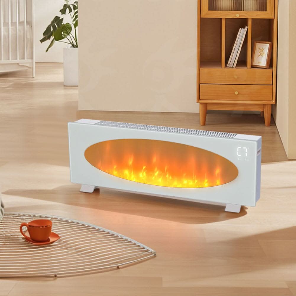 42 Inch Freestanding Electric Fireplace 2000W 7 Vibrant Colours