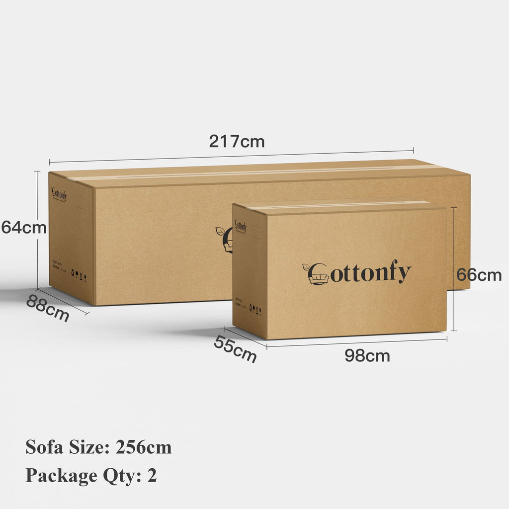 Cottonfy Vintage Pet Friendly Bamboo Design Sofa Bed with Storage