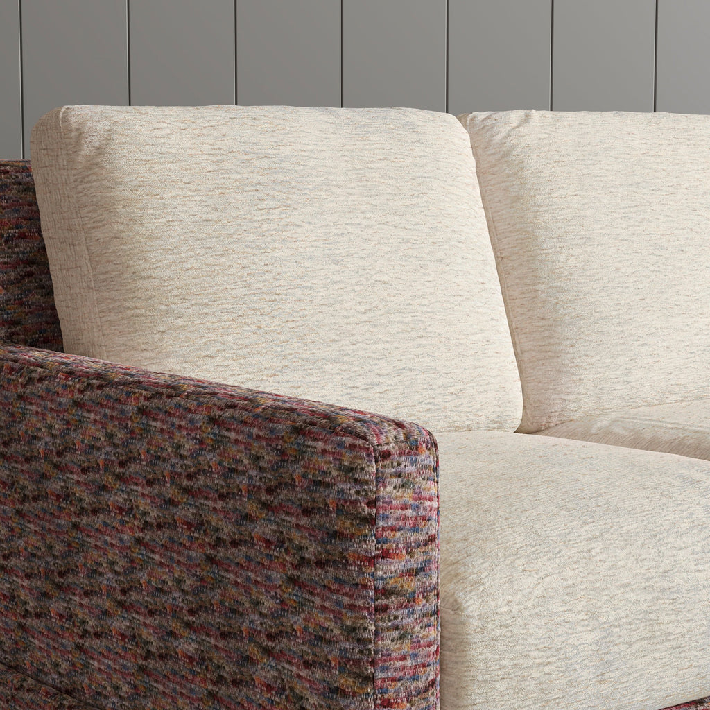 Cottonfy Country Check Sofa with Removable Skirted Covers