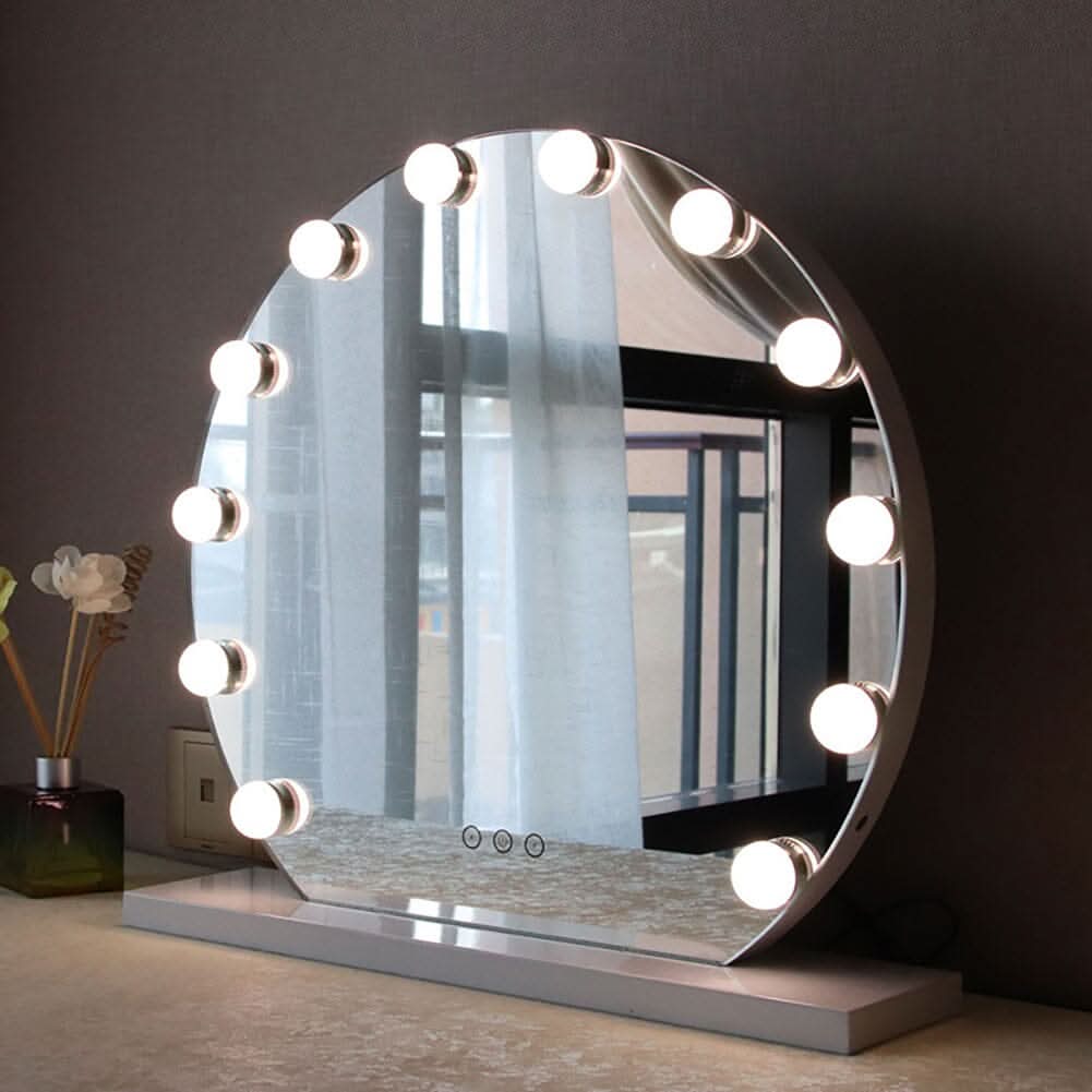 Frameless Hollywood Vanity LED Lighted Makeup Mirror