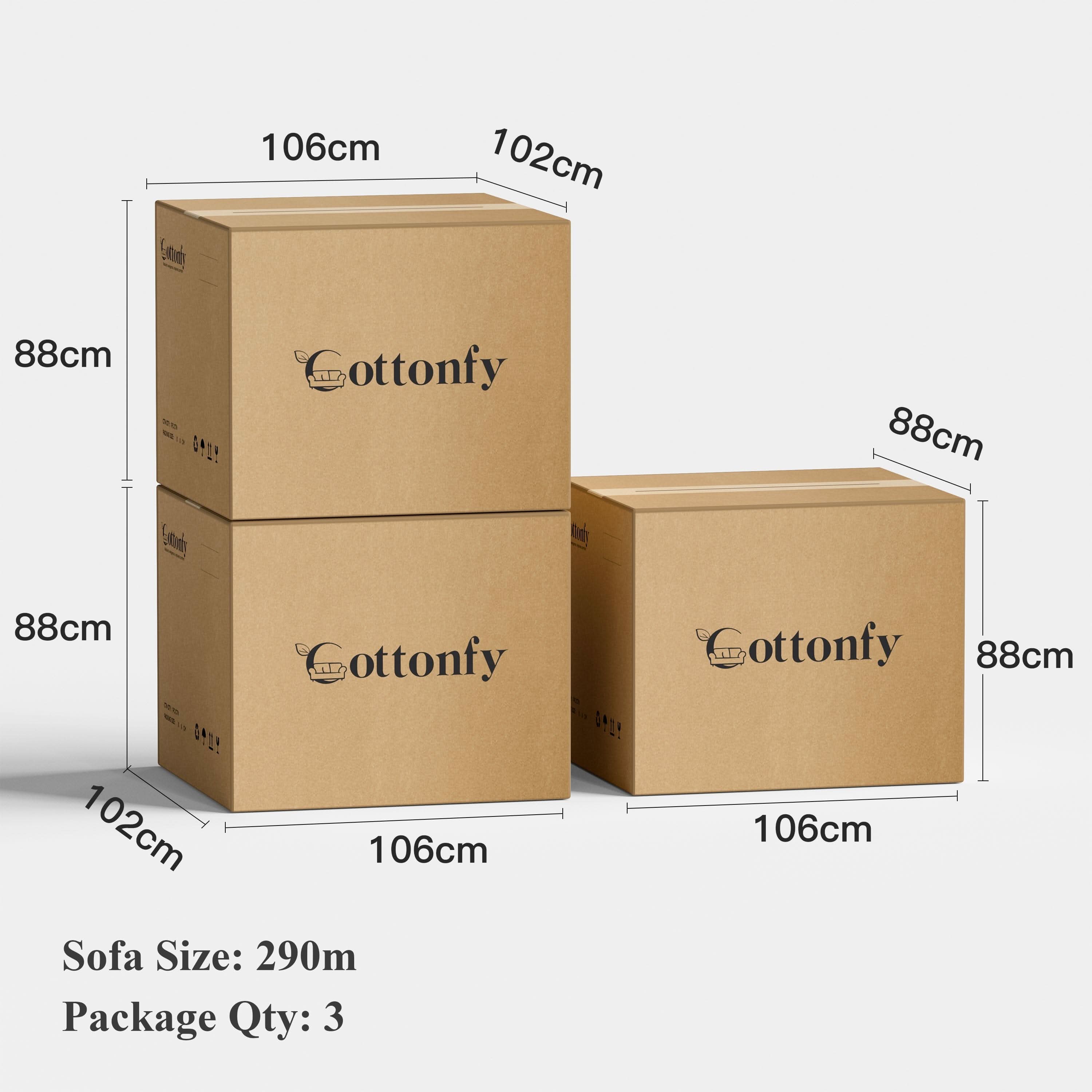 Cottonfy Convenient Remote Control Modular Chaise Sofa Bed