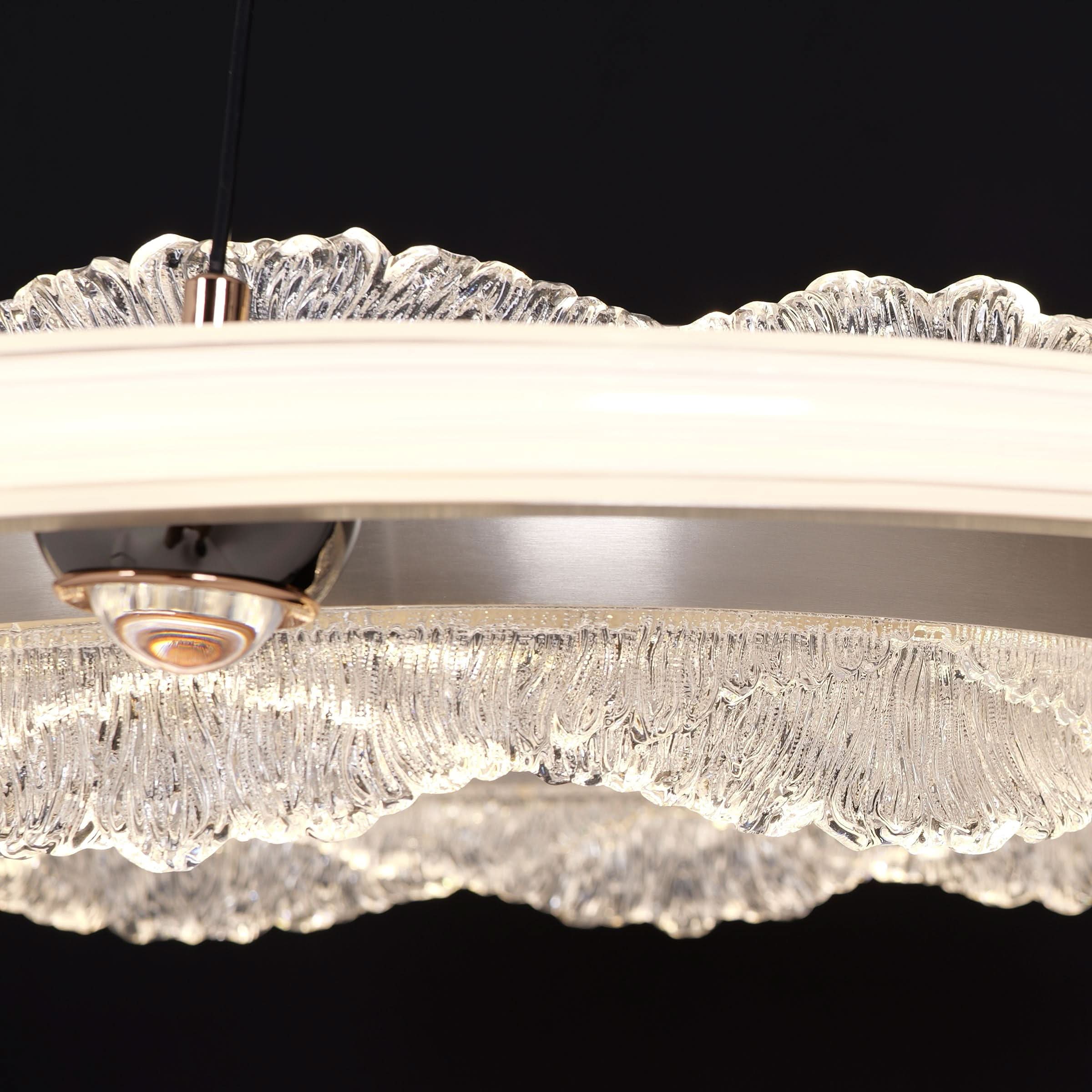 Lightsin Modern Ceiling Pendant Light with Aluminum and Acrylic Design