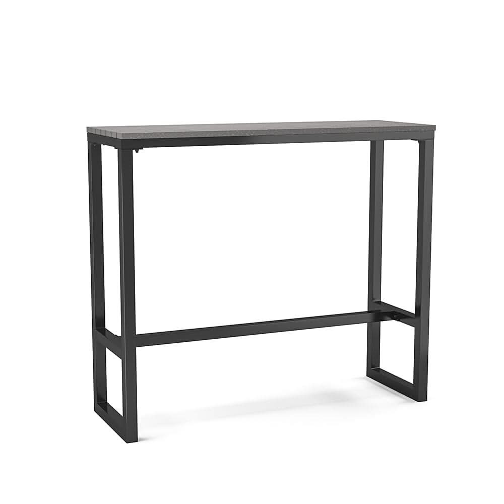 Garden Grey Dining High Table with Metal Legs
