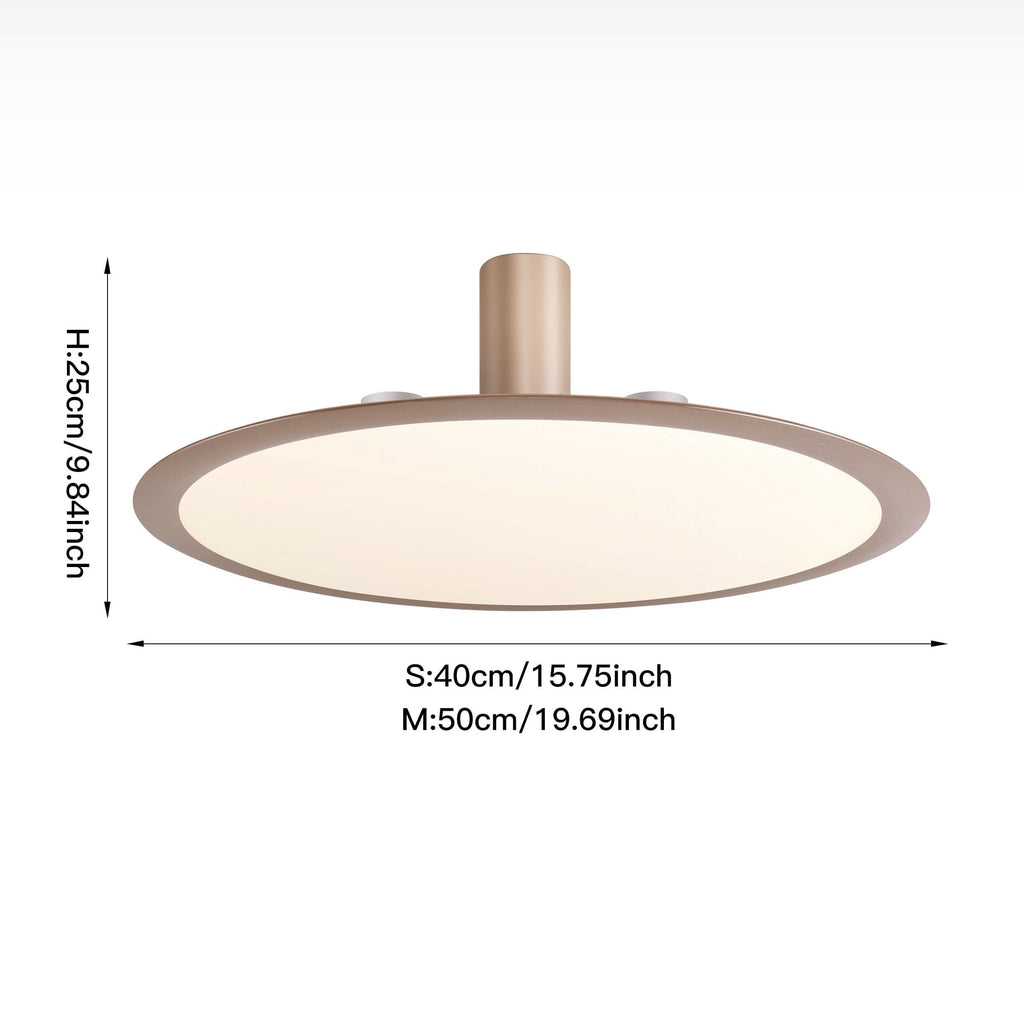 Lightsin Brushed Rose Gold Aluminum Pendant Light with Stepless Dimming