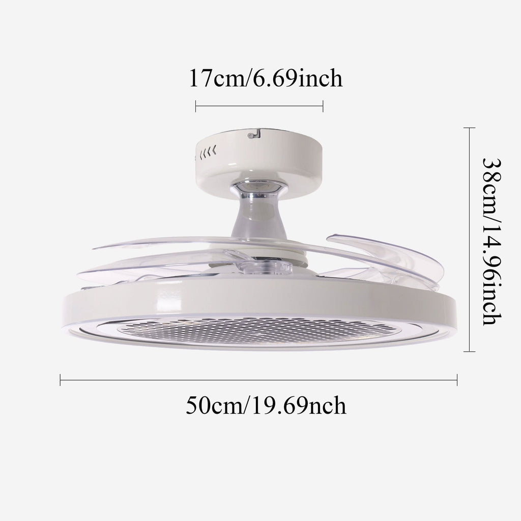 Lightsin 48 Inch Ceiling Fan with Timer and Reversible Motor