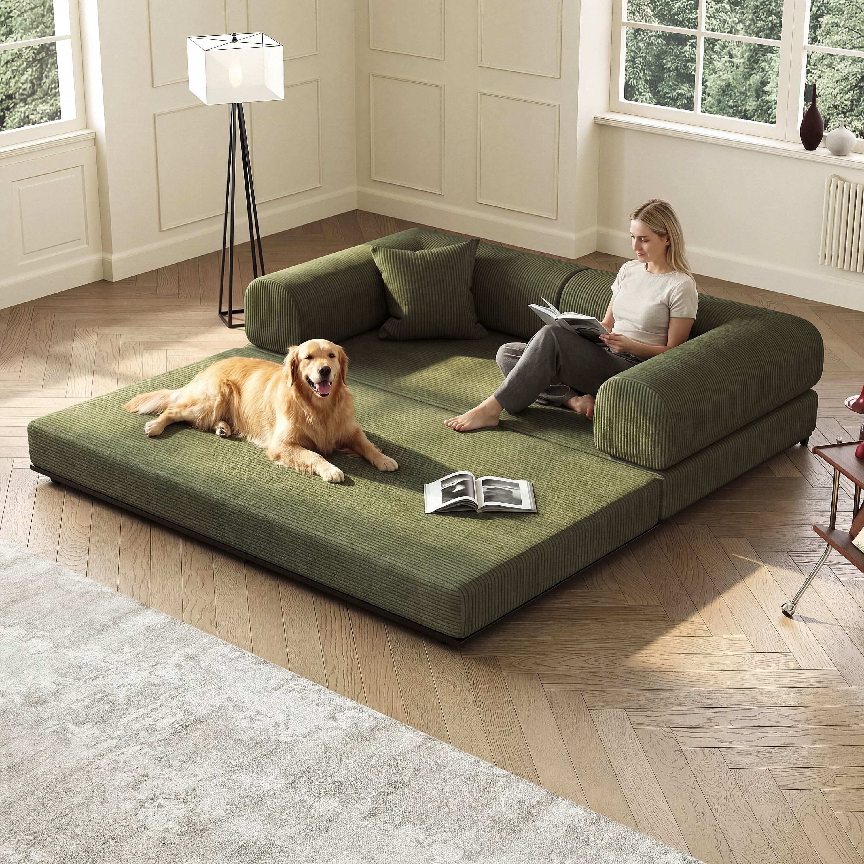 Cottonfy Matcha Toast Sofa Bed