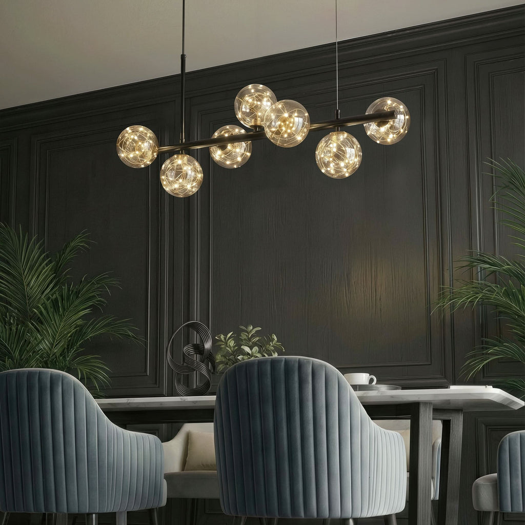 Lightsin Cumulus - Modern Metal Chandelier with LED Starry Sky Effect