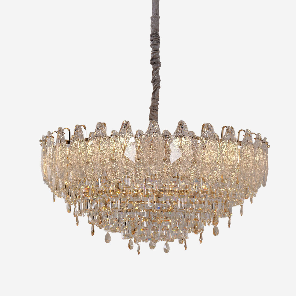 Lightsin Large Pendant Lighting Art Deco Chandelier for Living Room