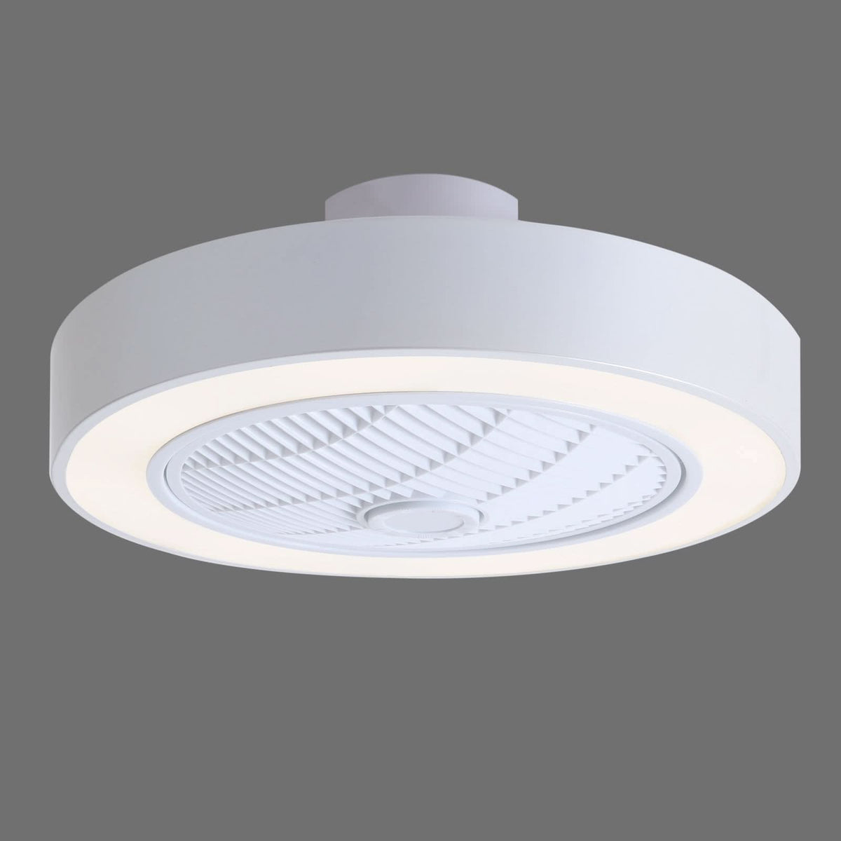 Dia 55cmCeiling Fan with 3 Colour LED Light and Remote Control