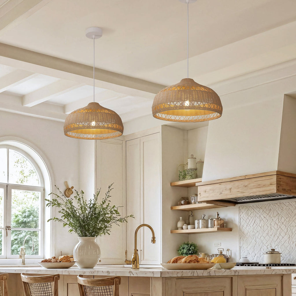 Lightsin Cella-Minimalist Bamboo Cone Ceiling Light