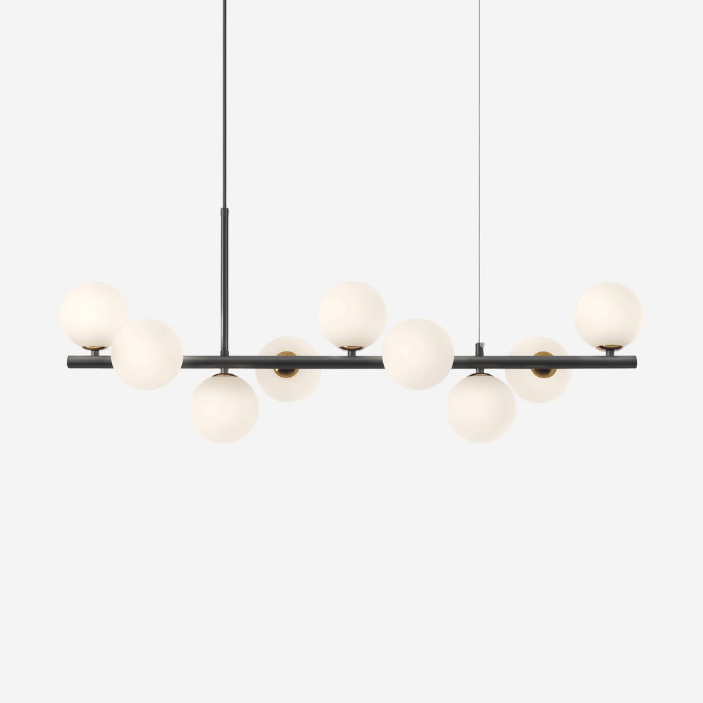 Lightsin Cumulus - Modern Metal Chandelier with LED White Shade