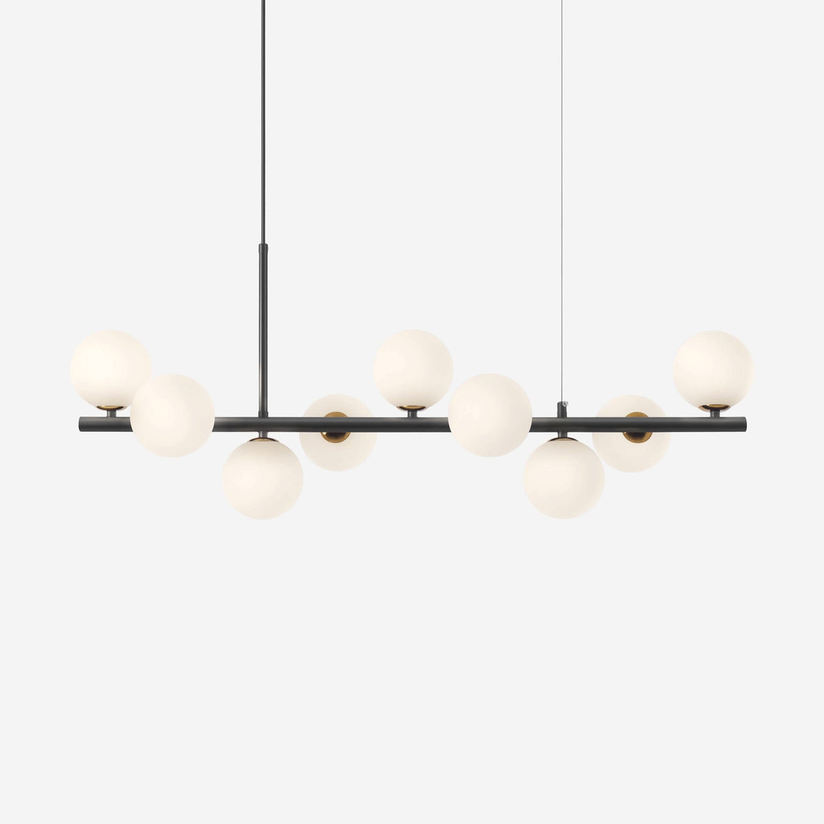 Lightsin Cumulus - Modern Metal Chandelier with LED White Shade