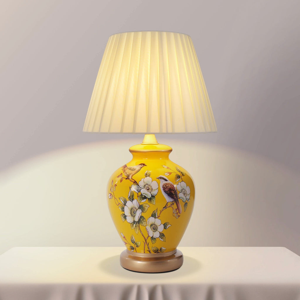 Lightsin Chinoiserie Hand-Painted Ceramic Table Lamp Collection
