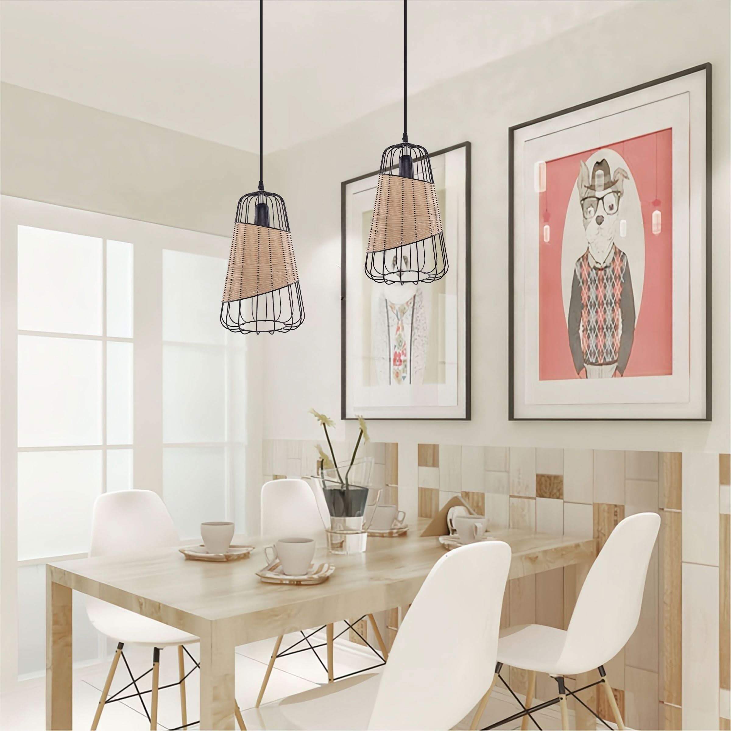 Glyph-Lightsin Lantern-Inspired Rattan Ceiling Light for Cozy Natural Elegance