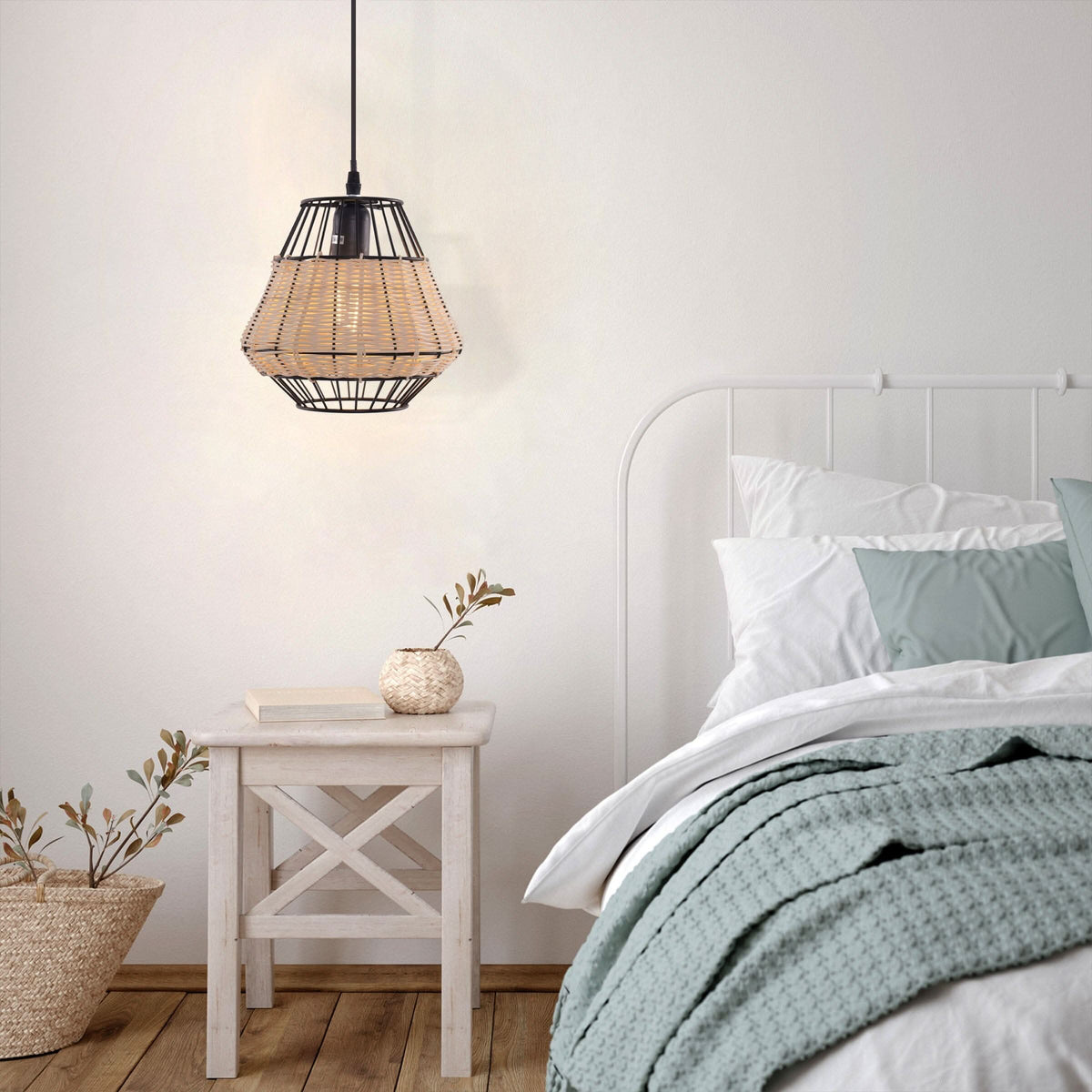 Glyph-Lightsin Hexagonal Woven Pendant Light for Natural Warmth and Modern Style