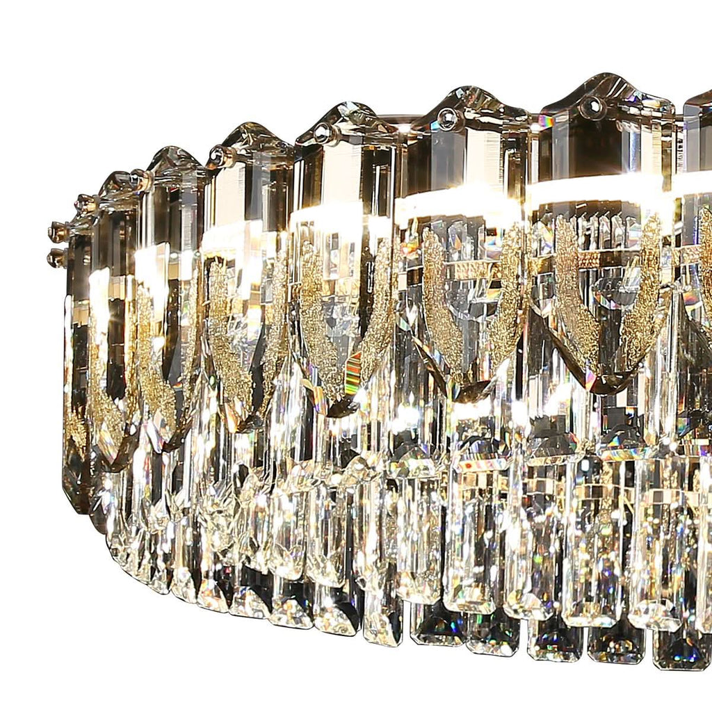 Lightsin Opulent Crystal Elegance Adjustable Pendant Light