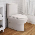 63cm D Comfortable 2-Piece Elongated Toilet with Dual Flush