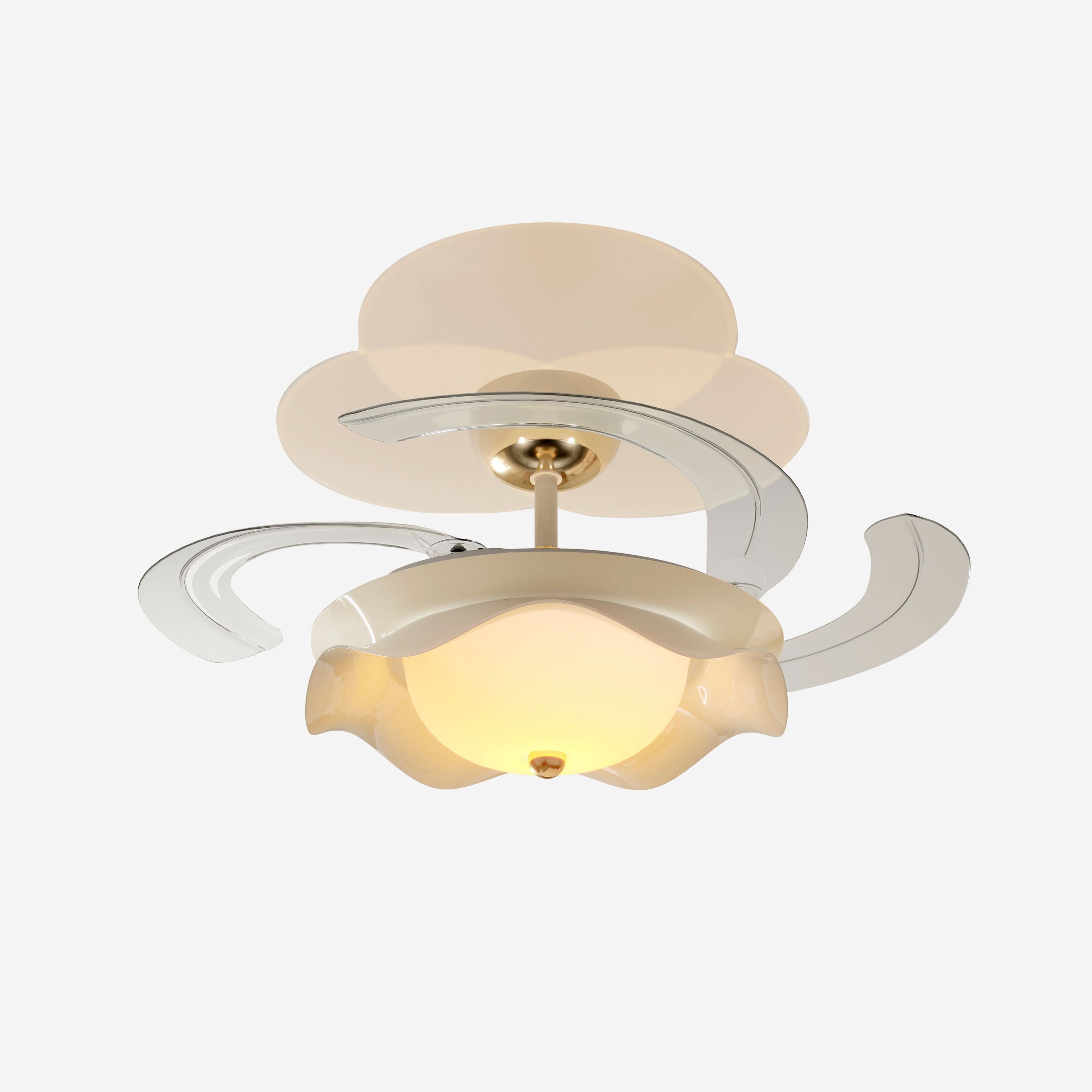 Lightsin 42 Inch Ceiling Fan with Dimmable LED and Reverse Airflow