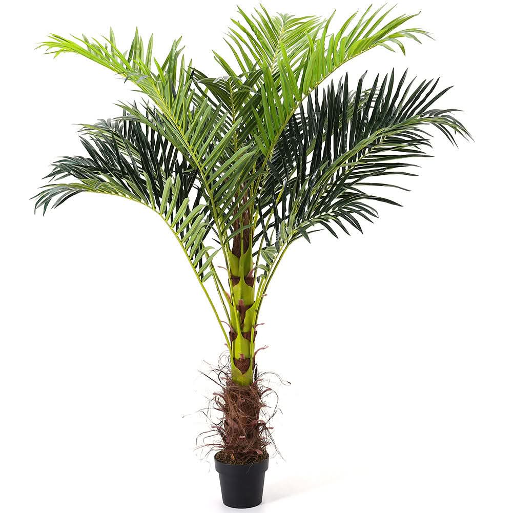 180cm H Artificial Plants Green Palm Tree in Pot Tropical Areca
