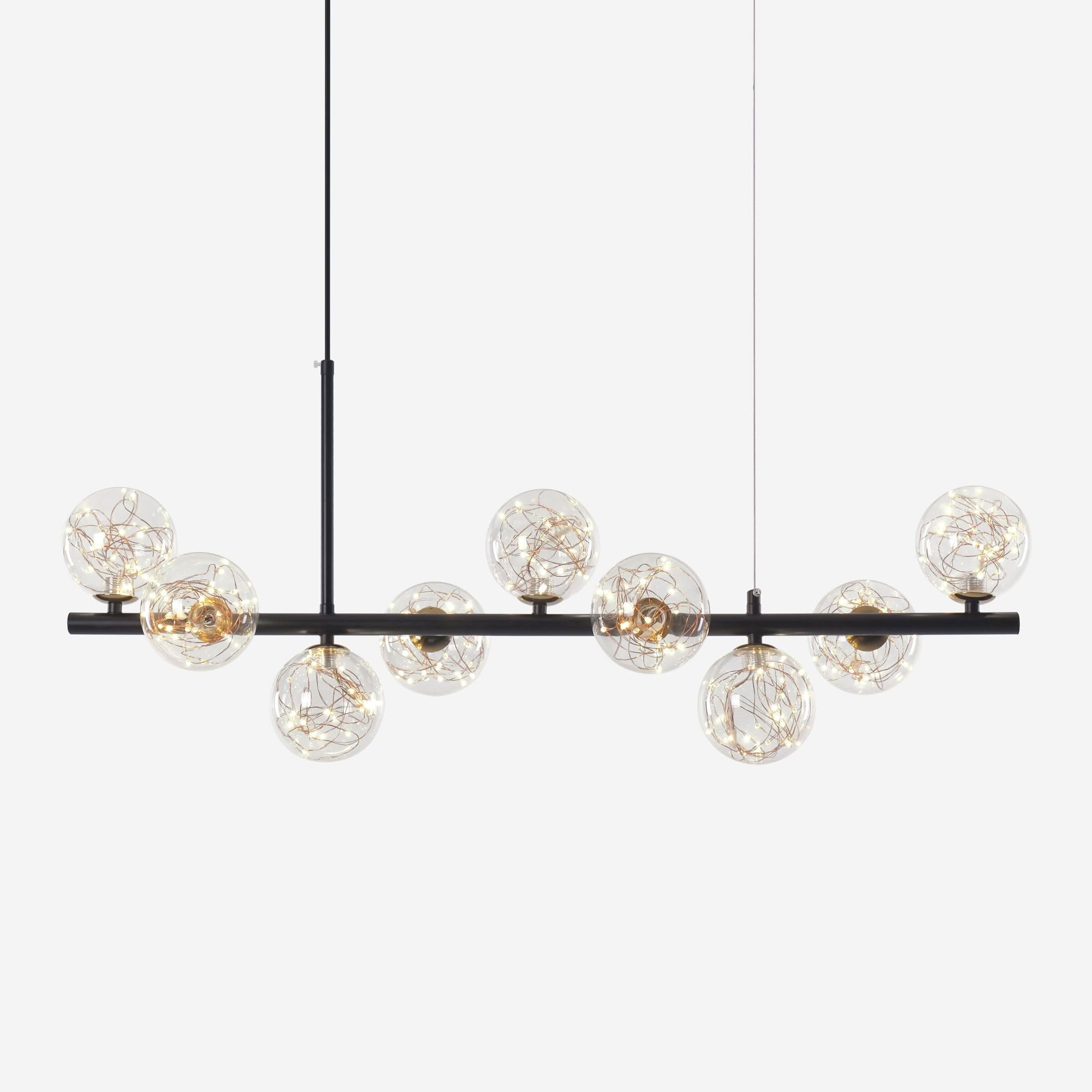 Lightsin Cumulus - Modern Metal Chandelier with LED Starry Sky Effect