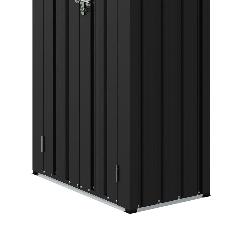 1.5*2.5ft Flat Roof Charcoal Black Tool Cabinet