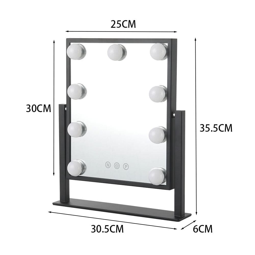 Adjustable LED Hollywood Vanity Mirror Touch Screen Control