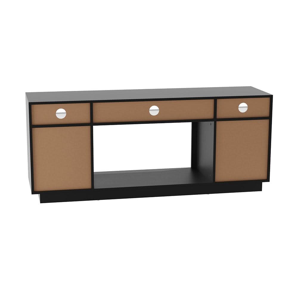 30Inch Electric Fireplace TV Stand | Large Media Cabinet with 24 Colour Options