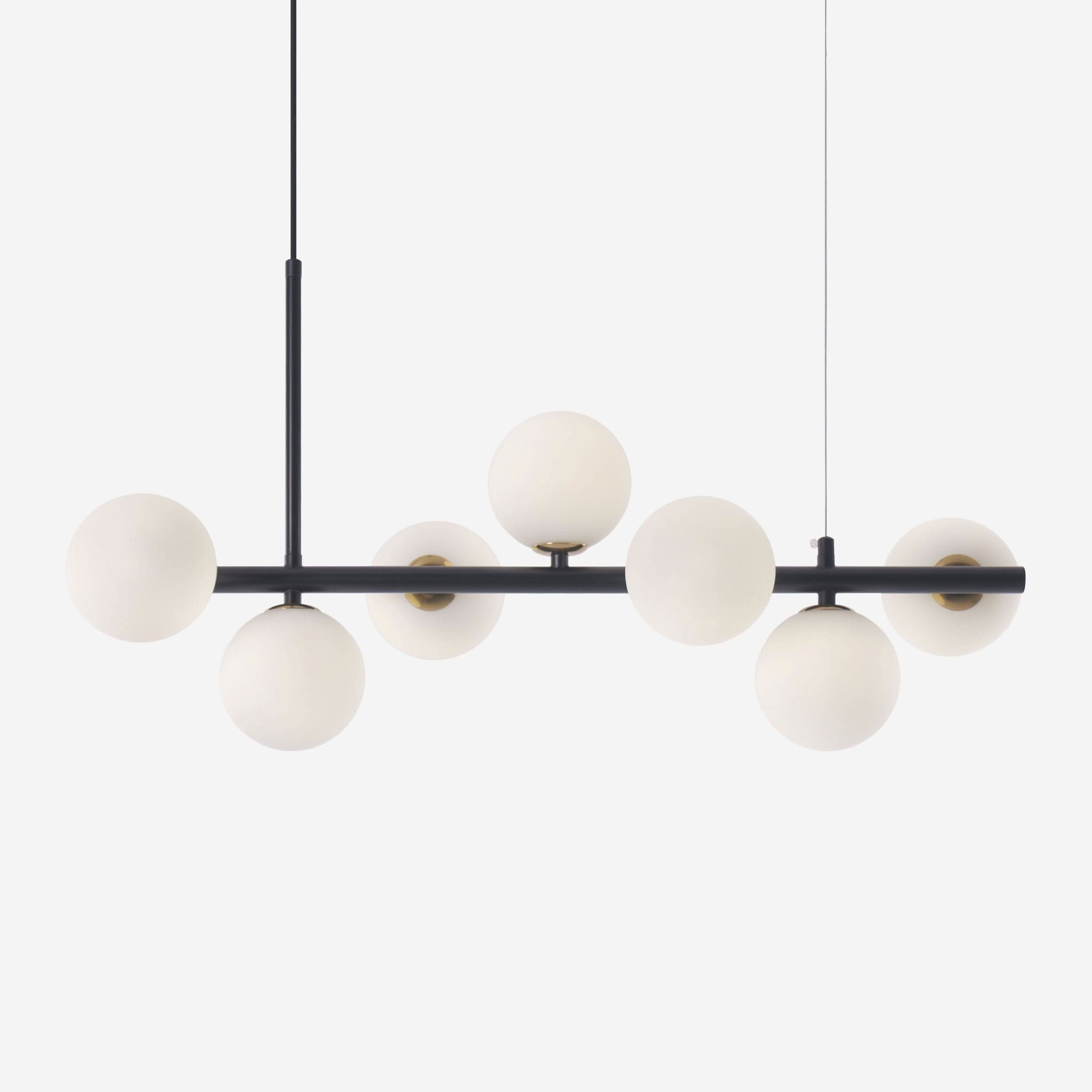 Lightsin Cumulus - Modern Metal Chandelier with LED White Shade