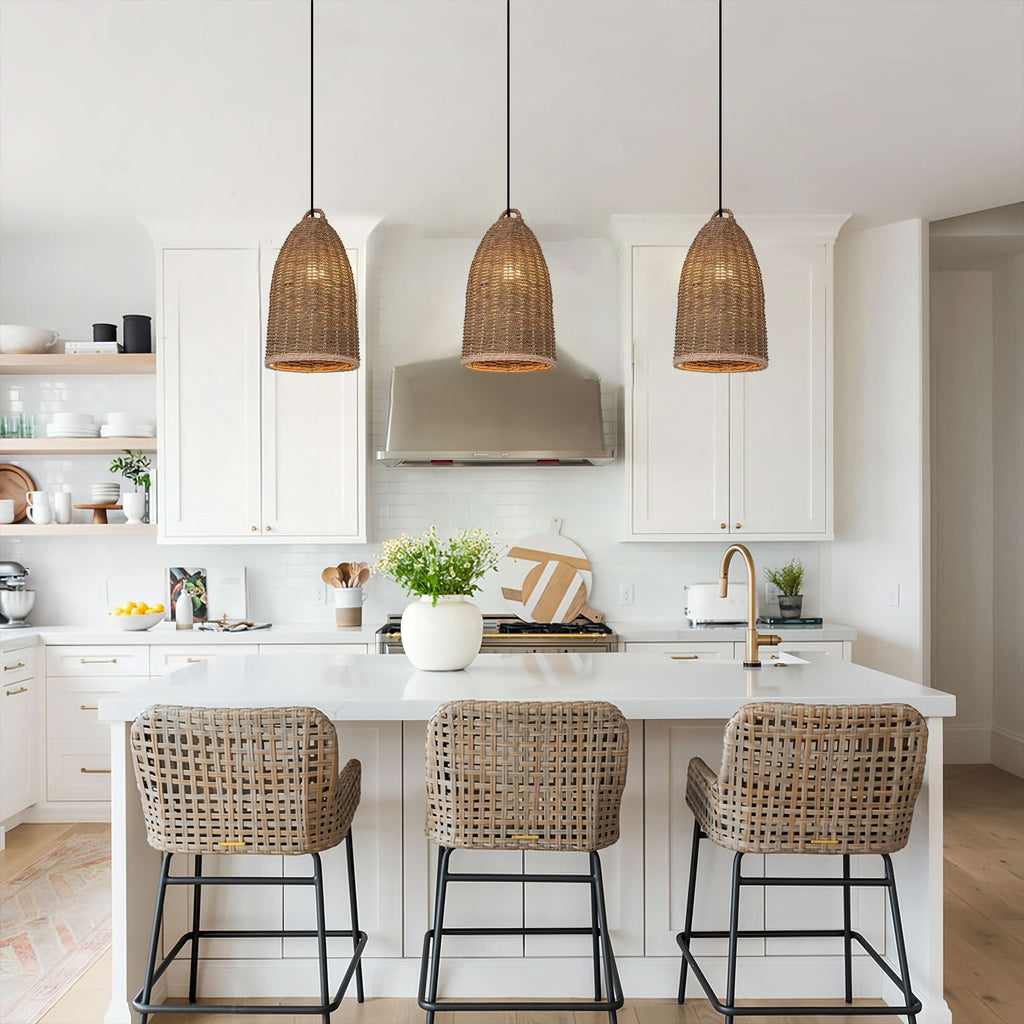 Lightsin Natural Grass Pendant Light for Kitchen and Dining Spaces