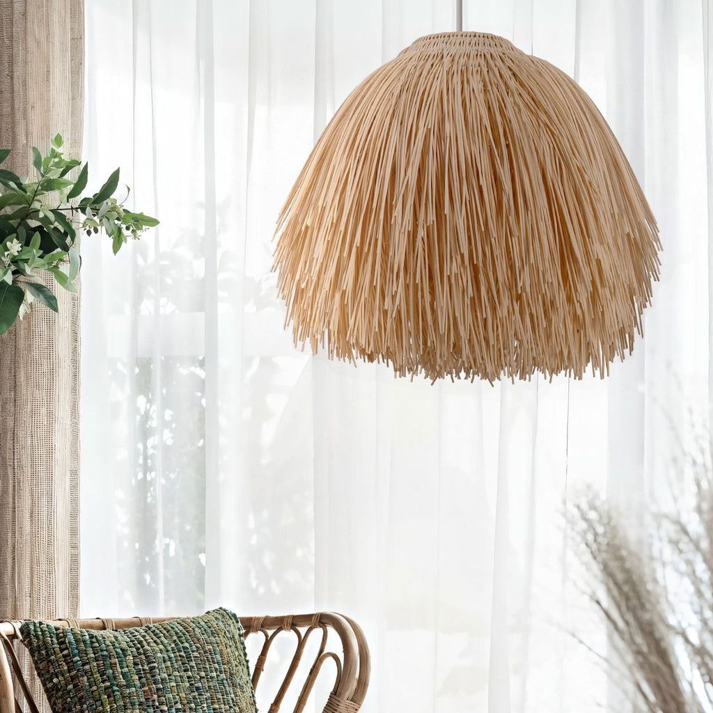 Lightsin Scarecrow Rattan Pendant Light