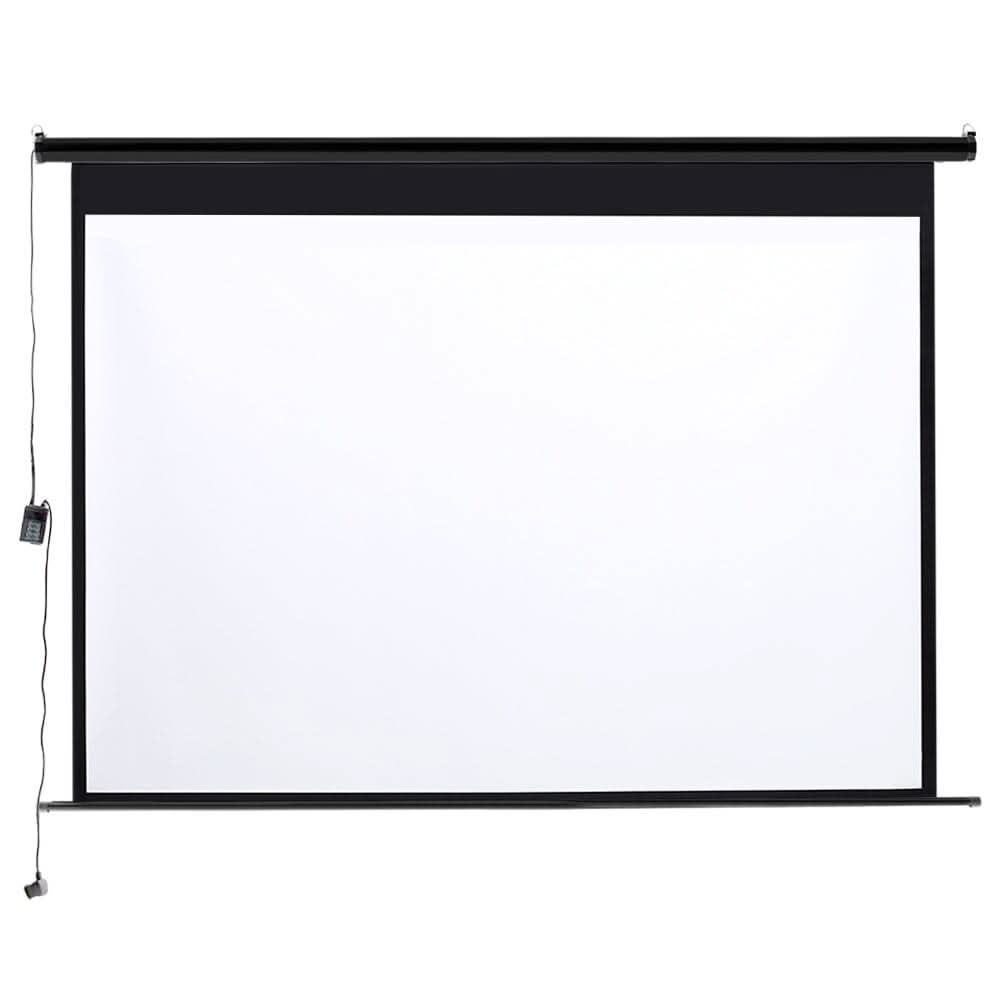 S/M/L Electric Projector Screen with Remote control