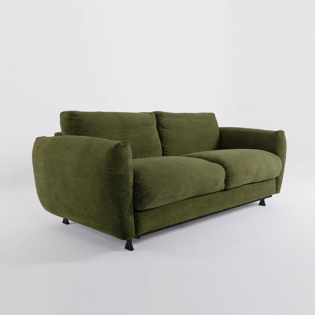 Cottonfy Small 2 Seater Sofa Bed Foldable Space Saving Sofa for UK Homes