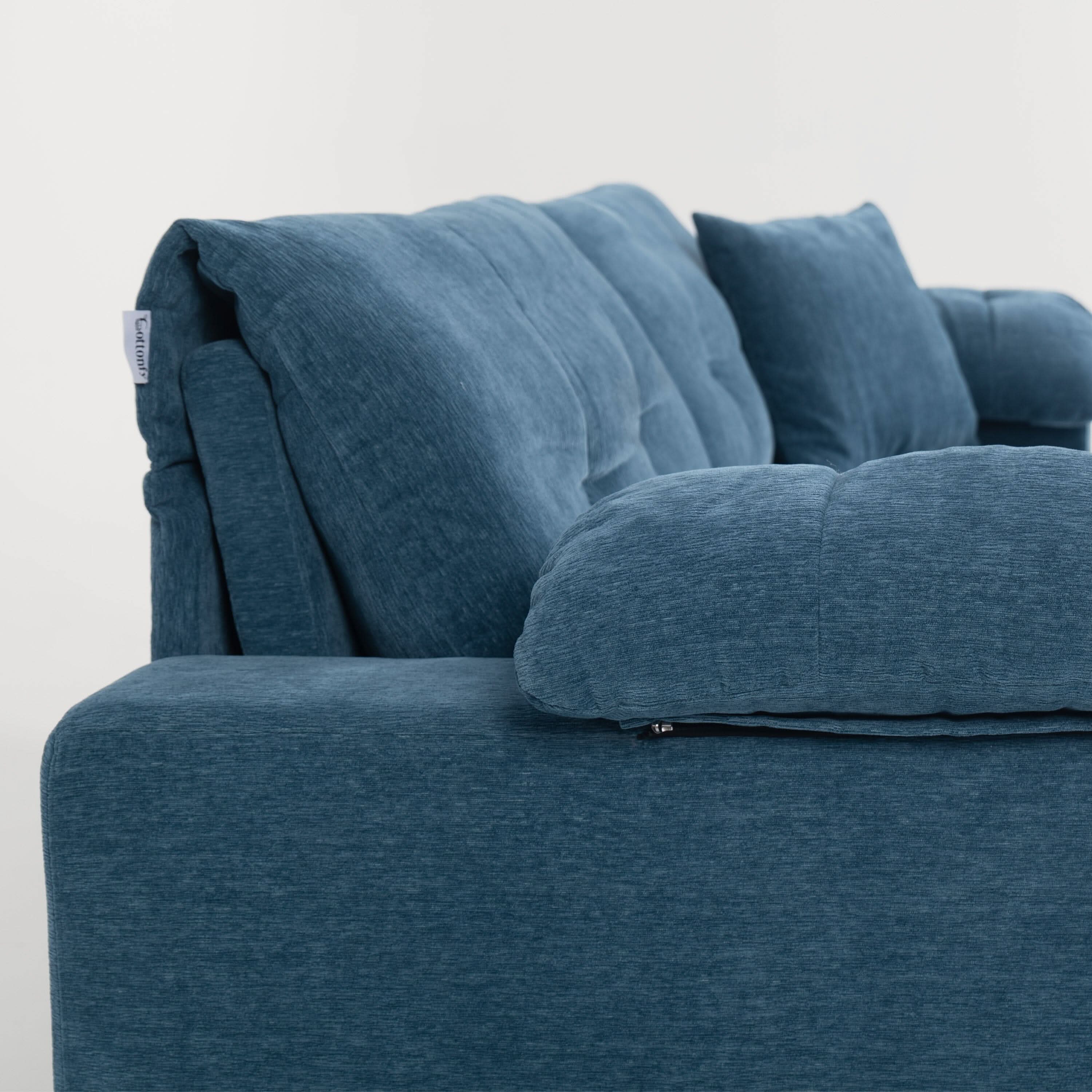 Cottonfy Multifunctional Sleeper Pull Out 2 Seater Sofa Bed with Storage Space