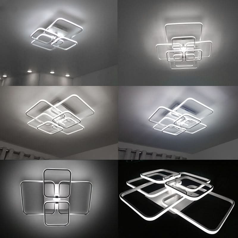 Square LED Ceiling Light Lamp Chandelier Lights Living Bedroom